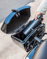 12L - Ironclad Quick Mount Medium Harley Sportster 1200 Custom XL1200C Painted Hard Solo Saddlebag (Right Only) - Image 7