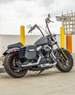 12L - Ironclad Quick Mount Medium Harley Sportster 48 XL1200X Matte Hard Solo Saddlebag (Right Only) - Image 3