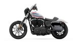 12L - Ironclad Quick Mount Medium Harley Sportster Iron 1200 Painted Hard Solo Saddlebag (Left Only) - Image 2