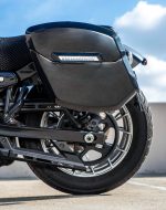 12L - Ironclad Quick Mount Medium Harley Sportster Nightster RH975/S Painted Hard Solo Saddlebag (Left Only) - Image 4
