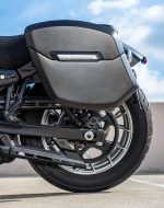 12L - Ironclad Quick Mount Medium Harley Sportster Nightster RH975/S Matte Hard Solo Saddlebag (Left Only) - Image 4
