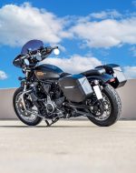 12L - Ironclad Quick Mount Medium Harley Sportster Nightster RH975/S Matte Hard Solo Saddlebag (Left Only) - Image 3