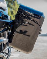 12L - Ironclad Quick Mount Medium Harley Sportster S (RH1250S) Painted Hard Solo Saddlebag (Left Only) - Image 5