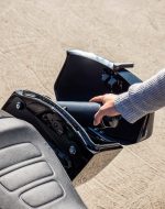 12L - Ironclad Quick Mount Medium Harley Sportster S (RH1250S) Painted Hard Solo Saddlebag (Left Only) - Image 6