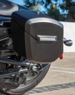 12L - Ironclad Quick Mount Medium Harley Sportster S (RH1250S) Matte Hard Solo Saddlebag (Left Only) - Image 4
