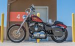 12L - Ironclad Quick Mount Medium Harley Sportster Seventy Two 72 Matte Hard Solo Saddlebag (Left Only) - Image 2