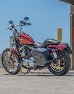 12L - Ironclad Quick Mount Medium Harley Sportster Seventy Two 72 Matte Hard Solo Saddlebag (Left Only) - Image 3