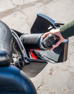 12L - Ironclad Quick Mount Medium Heritage Classic FLSTC/I Painted Hard Solo Saddlebag (Left Only) - Image 7