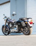 12L - Ironclad Quick Mount Medium Heritage Classic FLSTC/I Painted Hard Solo Saddlebag (Left Only) - Image 4
