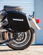 12L - Ironclad Quick Mount Medium Heritage Classic FLSTC/I Painted Hard Solo Saddlebag (Left Only) - Image 5