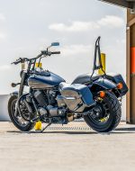 12L - Ironclad Quick Mount Medium Honda 750 Shadow Aero Painted Hard Solo Saddlebag (Left Only) - Image 3