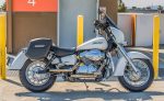 12L - Ironclad Quick Mount Medium Honda 750 Shadow Aero Matte Hard Solo Saddlebag (Right Only) - Image 2