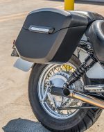 12L - Ironclad Quick Mount Medium Honda 750 Shadow Aero Matte Hard Solo Saddlebag (Right Only) - Image 5