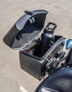 12L - Ironclad Quick Mount Medium Honda 750 Shadow Aero Matte Hard Solo Saddlebag (Right Only) - Image 6