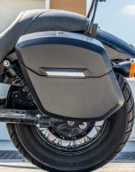 12L - Ironclad Quick Mount Medium Honda 750 Shadow Phantom Matte Hard Solo Saddlebag (Left Only) - Image 4