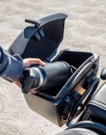 12L - Ironclad Quick Mount Medium Honda Rebel 300 Matte Hard Solo Saddlebag (Right Only) - Image 6