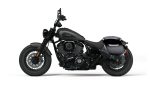 12L - Ironclad Quick Mount Medium Indian Chief Bobber Dark Horse Painted Hard Solo Saddlebag (Left Only) - Image 2