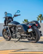 12L - Ironclad Quick Mount Medium Indian Scout Bobber Sixty Painted Hard Solo Saddlebag (Left Only) - Image 3