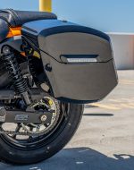 12L - Ironclad Quick Mount Medium Kawasaki Eliminator 450 Painted Hard Solo Saddlebag (Left Only) - Image 5