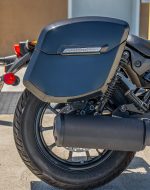 12L - Ironclad Quick Mount Medium Kawasaki Eliminator 450 Painted Hard Solo Saddlebag (Right Only) - Image 4