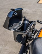 12L - Ironclad Quick Mount Medium Kawasaki Eliminator 450 Painted Hard Solo Saddlebag (Right Only) - Image 6