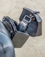 12L - Ironclad Quick Mount Medium Kawasaki Vulcan 900 Classic VN900 Painted Hard Solo Saddlebag (Left Only) - Image 6