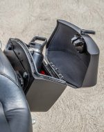 12L - Ironclad Quick Mount Medium Kawasaki Vulcan 900 Classic VN900 Matte Hard Solo Saddlebag (Left Only) - Image 6