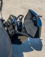 12L - Ironclad Quick Mount Medium Kawasaki Vulcan 900 Custom Painted Hard Solo Saddlebag (Left Only) - Image 6