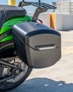 12L - Ironclad Quick Mount Medium Kawasaki Vulcan 900 Custom Matte Hard Solo Saddlebag (Left Only) - Image 5