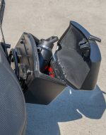 12L - Ironclad Quick Mount Medium Kawasaki Vulcan 900 Custom Matte Hard Solo Saddlebag (Left Only) - Image 6