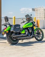 12L - Ironclad Quick Mount Medium Kawasaki Vulcan 900 Custom Painted Hard Solo Saddlebag (Right Only) - Image 3