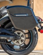 12L - Ironclad Quick Mount Medium Kawasaki Vulcan S Painted Hard Solo Saddlebag (Left Only) - Image 4