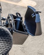 12L - Ironclad Quick Mount Medium Kawasaki Vulcan S Painted Hard Solo Saddlebag (Left Only) - Image 6