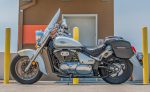 12L - Ironclad Quick Mount Medium Suzuki Boulevard C50 VL800 Painted Hard Solo Saddlebag (Left Only) - Image 2