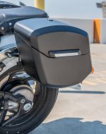 12L - Ironclad Quick Mount Medium Suzuki Boulevard C50 VL800 Matte Hard Solo Saddlebag (Left Only) - Image 5