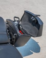 12L - Ironclad Quick Mount Medium Suzuki Boulevard C50 VL800 Matte Hard Solo Saddlebag (Left Only) - Image 6