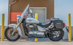 12L - Ironclad Quick Mount Medium Suzuki Boulevard C50 VL800 Matte Hard Solo Saddlebag (Left Only) - Image 2