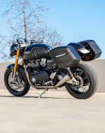12L - Ironclad Quick Mount Medium Triumph Thruxton RS Matte Hard Solo Saddlebag (Left Only) - Image 3