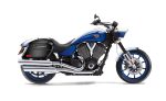 44L - Lamellar Stallion Extra Large Victory Hammer Painted Motorcycle Hard Saddlebags - Image 2