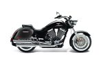 44L - Lamellar Stallion Extra Large Victory Boardwalk Matte Motorcycle Hard Saddlebags - Image 2
