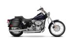 44L - Lamellar Stallion Extra Large Painted Motorcycle Hard Saddlebags for Harley Softail Standard FXST/I - Image 2