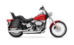 44L - Lamellar Stallion Extra Large Painted Motorcycle Hard Saddlebags for Harley Softail Custom FXSTC - Image 2