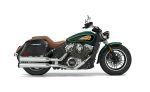 44L - Lamellar Stallion Extra Large Indian Scout Leather Covered Motorcycle Hard Saddlebags - Image 2