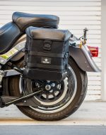 15L - Incognito Quick Mount Medium Solo Saddlebag (Left Only) for Harley Softail Fat Boy Lo FLSTFB - Image 4