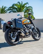 15L - Outlaw Quick Mount Medium Ducati Scrambler (2014-17) Painted Hard Solo Saddlebag (Right Only) - Image 3