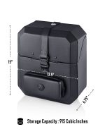 15L - Outlaw Quick Mount Medium Royal Enfield Himalayan 410 Hard Solo Saddlebag (Left Only) - Image 3
