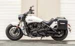 15L - Outlaw Quick Mount Medium Indian Scout Matte Hard Solo Saddlebag (Left Only) - Image 2