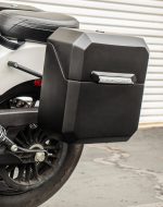 15L - Outlaw Quick Mount Medium Indian Scout Matte Hard Solo Saddlebag (Left Only) - Image 4