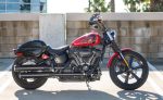 28L - Phantom Large Painted Motorcycle Hard Saddlebags For Harley Softail Street Bob FXBB - Image 2