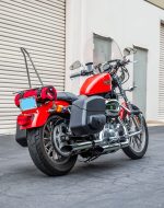 12L - Ironclad Quick Mount Medium Hard Solo Saddlebag (Right Only) for Harley Sportster 883 Low XL883L - Image 3